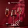 imageJoyJolt Layla White Wine Glasses Set of 4 Italian Glasses 135 oz Clear  Made in EuropeWhite Wine Glasses