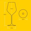 imageJoyJolt Layla White Wine Glasses Set of 4 Italian Glasses 135 oz Clear  Made in EuropeWhite Wine Glasses