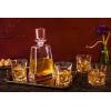 imageJoyJolt Luna 5 Piece Whiskey Decanter And Glass Set 100 LeadFree Crystal Bar Set Prefer For Scotch Liquor Bourbon Comes with A Whisky Decanter Sets And 4 Old Fashioned Glasses