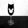 imageJoyJolt Luxury Mickey Mouse Champagne Flutes European Crystal Wine Glasses Set of 2 9oz Champagne Glasses Xmas Disney Gifts and Cups Black Wine GlassChampagne Flutes