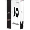imageJoyJolt Luxury Mickey Mouse Champagne Flutes European Crystal Wine Glasses Set of 2 9oz Champagne Glasses Xmas Disney Gifts and Cups Black Wine GlassChampagne Flutes
