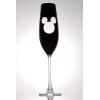 imageJoyJolt Luxury Mickey Mouse Champagne Flutes European Crystal Wine Glasses Set of 2 9oz Champagne Glasses Xmas Disney Gifts and Cups Black Wine GlassChampagne Flutes
