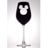 imageJoyJolt Luxury Mickey Mouse Champagne Flutes European Crystal Wine Glasses Set of 2 9oz Champagne Glasses Xmas Disney Gifts and Cups Black Wine GlassWhite Wine Glasses