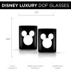 imageJoyJolt Luxury Mickey Mouse Champagne Flutes European Crystal Wine Glasses Set of 2 9oz Champagne Glasses Xmas Disney Gifts and Cups Black Wine GlassWhiskey Glasses