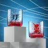 imageJoyJolt Marvel SpiderMan Webbed Hero Short Drinking Glasses 10oz Superhero Glass Cups Set of 2 Glass Tumblers for Water Coffee Soda Gifts for Men and Women Cool Marvel Stuff