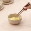 imageJoyJolt Mesa 23oz Stoneware Soup Bowls Dishwasher and Microwave Safe Bowls 58quot Matte Black Cereal Bowls Set of 6 Bowls for Kitchen Pasta Oatmeal Salad Ice Cream or Dessert BowlsBeige