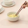 imageJoyJolt Mesa 23oz Stoneware Soup Bowls Dishwasher and Microwave Safe Bowls 58quot Matte Black Cereal Bowls Set of 6 Bowls for Kitchen Pasta Oatmeal Salad Ice Cream or Dessert BowlsLinen