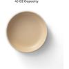 imageJoyJolt Mesa 40oz Stoneware Serving and Soup Bowls  Set of 4 Large Salad and Pho Bowls Dishwasher and Microwave Safe Aesthetic Kitchen Essentials  Matte Beige