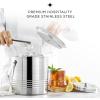 imageJoyJolt Metal Double Wall Ice Bucket with Lid Ice Tongs and Strainer 3L Insulated Ice Bucket for Cocktail Bar Wine Home Bar Accessories Parties Champagne Bucket Stainless Steel Ice Buckets