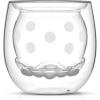 imageJoyJolt Mickey Pants and Minnie Skirt 3D 2oz Espresso Cups Double Walled Espresso Glasses 2pc Small Double Wall Glass Coffee Cups Demitasse Cups Espresso Measuring Cup or Liqueur Shot Glasses2 Oz