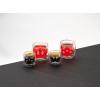 imageJoyJolt Mickey Pants and Minnie Skirt 3D 2oz Espresso Cups Double Walled Espresso Glasses 2pc Small Double Wall Glass Coffee Cups Demitasse Cups Espresso Measuring Cup or Liqueur Shot Glasses2 Oz