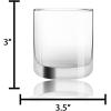 imageJoyJolt Nova Crystal Whiskey Glasses Lowball Glasses Set of 4 10oz Hand Made Short Glass Tumbler with Heavy Base Double Old Fashioned Rocks Glass for Scotch or Bourbon Dishwasher Safe GlasswareClear