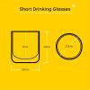 imageJoyJolt Nova Crystal Whiskey Glasses Lowball Glasses Set of 4 10oz Hand Made Short Glass Tumbler with Heavy Base Double Old Fashioned Rocks Glass for Scotch or Bourbon Dishwasher Safe GlasswareHello Kitty  Friends
