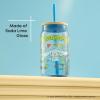 imageJoyJolt Sanrio Hello Kitty and Friends Favorite Flavor Glass Tumbler with Bamboo Lid and Straw Leakproof 16oz Clear Soda Can Shaped Cup featuring My Melody Hello Kitty MerchCinnamoroll