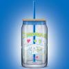 imageJoyJolt Sanrio Hello Kitty and Friends Favorite Flavor Glass Tumbler with Bamboo Lid and Straw Leakproof 16oz Clear Soda Can Shaped Cup featuring My Melody Hello Kitty MerchCinnamoroll