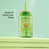 imageJoyJolt Sanrio Hello Kitty and Friends Favorite Flavor Glass Tumbler with Bamboo Lid and Straw Leakproof 16oz Clear Soda Can Shaped Cup featuring My Melody Hello Kitty MerchKeroppi