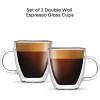 imageJoyJolt Savor Double Wall Insulated Glasses Espresso Mugs Set of 2  54OuncesEspresso cups