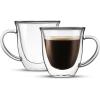 imageJoyJolt Serene Double Walled Insulated Glasses Coffee Mug Set of 2 74 Ounces74 Oz