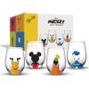 imageJoyJolt Spirits Stemless Wine Glasses for Red or White Wine Set of 415Ounces4 Count Pack of 1