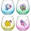 imageJoyJolt Spirits Stemless Wine Glasses for Red or White Wine Set of 415OuncesLarge
