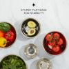 imageJoyJolt Stainless Steel Mixing Bowl Set  6 Piece Nesting Bowls 5qt to 05qt Black Perfect for Dough Batter ampamp BakingBlack