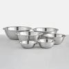 imageJoyJolt Stainless Steel Mixing Bowl Set  6 Piece Nesting Bowls 5qt to 05qt Black Perfect for Dough Batter ampamp BakingStainless Steel