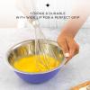 imageJoyJolt Stainless Steel Mixing Bowl Set  6 Piece Nesting Bowls 5qt to 05qt Black Perfect for Dough Batter ampamp BakingVery Peri