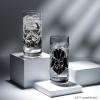 imageJoyJolt Star Wars Dark Side Monochrome Tall Drinking Glasses 13oz Glass Tumbler Cup Set Slim Darth Vader Tumbler Kitchen Glasses Set of 2 Star Wars Gifts for Men Women and Adults