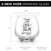 imageJoyJolt Star Wars Darth Vader Lightsaber Stemless Drinking Glass  15 oz  Set of 2Darth Vader Red Lightsaber