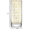 imageJoyJolt Star Wars Glassware Deco Highball Glasses Set of 4 135oz Star Wars Glasses Highball Glass Tumbler with Darth Vader in a Retro Crystal Glass Cup Tall Drinking Water Glasses For KitchenHighball Glasses