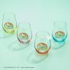 imageJoyJolt Stemless Wine Glasses Set of 4  19 oz Clear Glass Tumblers for Red ampamp White Wine Cocktails Dishwasher Safe Perfect for Home Bar GiftsHello Kitty