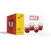 imageJoyJolt Stemless Wine Glasses Set of 4  19 oz Clear Glass Tumblers for Red ampamp White Wine Cocktails Dishwasher Safe Perfect for Home Bar GiftsSpiderMan