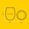 imageJoyJolt Stemless Wine Glasses Set of 4  19 oz Clear Glass Tumblers for Red ampamp White Wine Cocktails Dishwasher Safe Perfect for Home Bar GiftsSpiderMan
