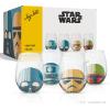 imageJoyJolt Stemless Wine Glasses Set of 4  19 oz Clear Glass Tumblers for Red ampamp White Wine Cocktails Dishwasher Safe Perfect for Home Bar GiftsStar Wars Helmet Hues