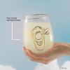 imageJoyJolt Stemless Wine Glasses Set of 4  19 oz Clear Glass Tumblers for Red ampamp White Wine Cocktails Dishwasher Safe Perfect for Home Bar GiftsWinnie the Pooh Gold