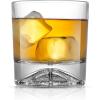 imageJoyJolt Swish Crystal Whiskey Glasses Set of 4 Basketball  10oz Old Fashioned Rocks Glass for Scotch Bourbon Liquor or Short Cocktails