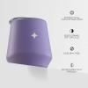 imageJoyJolt TriInsulated Wine Tumbler with Lid Pack 12 oz Tumbler Slider and Straw Lids Vacuum Double Walled Stainless Steel Stemless Wine Glass Copper Lined for Very Cold Drinks Travel and CampingLilac Purple