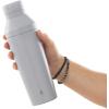imageJoyJolt Triple Insulated CocktailProtein Shaker Bottle 20oz Shaker Cup with Alcohol Measure Lid and Jigger Cap 12hr Ice Cold Bottle for Protein Mixes Shake or Smoothie Metal MixerDove Grey