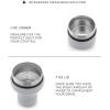 imageJoyJolt Triple Insulated CocktailProtein Shaker Bottle 20oz Shaker Cup with Alcohol Measure Lid and Jigger Cap 12hr Ice Cold Bottle for Protein Mixes Shake or Smoothie Metal MixerDove Grey