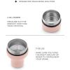 imageJoyJolt Triple Insulated CocktailProtein Shaker Bottle 20oz Shaker Cup with Alcohol Measure Lid and Jigger Cap 12hr Ice Cold Bottle for Protein Mixes Shake or Smoothie Metal MixerBlush Pink
