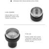 imageJoyJolt Triple Insulated CocktailProtein Shaker Bottle 20oz Shaker Cup with Alcohol Measure Lid and Jigger Cap 12hr Ice Cold Bottle for Protein Mixes Shake or Smoothie Metal MixerMatte Black