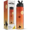 imageJoyJolt Triple Insulated Water Bottle with Straw Lid AND Flip Lid 32oz Large Water Bottle 12 Hour HotCold Vacuum Insulated Stainless Steel Bottle BPAFree Leakproof Water Bottles  Thermos BottleTatooine