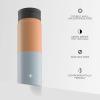 imageJoyJolt Triple Insulated Water Bottle with Straw Lid AND Flip Lid 32oz Large Water Bottle 12 Hour HotCold Vacuum Insulated Stainless Steel Bottle BPAFree Leakproof Water Bottles  Thermos BottleOrangeBlue