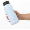 imageJoyJolt Triple Insulated Water Bottle with Straw Lid AND Flip Lid 32oz Large Water Bottle 12 Hour HotCold Vacuum Insulated Stainless Steel Bottle BPAFree Leakproof Water Bottles  Thermos BottleCloud Blue