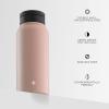 imageJoyJolt Triple Insulated Water Bottle with Straw Lid AND Flip Lid 32oz Large Water Bottle 12 Hour HotCold Vacuum Insulated Stainless Steel Bottle BPAFree Leakproof Water Bottles  Thermos BottleBlush Pink
