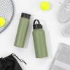 imageJoyJolt Triple Insulated Water Bottle with Straw Lid AND Flip Lid 32oz Large Water Bottle 12 Hour HotCold Vacuum Insulated Stainless Steel Bottle BPAFree Leakproof Water Bottles  Thermos BottleForest Green