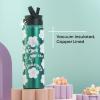 imageJoyJolt Triple Insulated Water Bottle with Straw Lid AND Flip Lid 32oz Large Water Bottle 12 Hour HotCold Vacuum Insulated Stainless Steel Bottle BPAFree Leakproof Water Bottles  Thermos BottleJourney