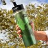 imageJoyJolt Triple Insulated Water Bottle with Straw Lid AND Flip Lid 32oz Large Water Bottle 12 Hour HotCold Vacuum Insulated Stainless Steel Bottle BPAFree Leakproof Water Bottles  Thermos BottleEndor