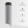 imageJoyJolt Triple Insulated Water Bottle with Straw Lid AND Flip Lid 32oz Large Water Bottle 12 Hour HotCold Vacuum Insulated Stainless Steel Bottle BPAFree Leakproof Water Bottles  Thermos BottleDove Grey