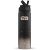 imageJoyJolt Triple Insulated Water Bottle with Straw Lid AND Flip Lid 32oz Large Water Bottle 12 Hour HotCold Vacuum Insulated Stainless Steel Bottle BPAFree Leakproof Water Bottles  Thermos BottleDeath Star